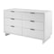 Manhattan Comfort Granville 55.07 Double Wide Dresser in White DR-5031 - alternate 4